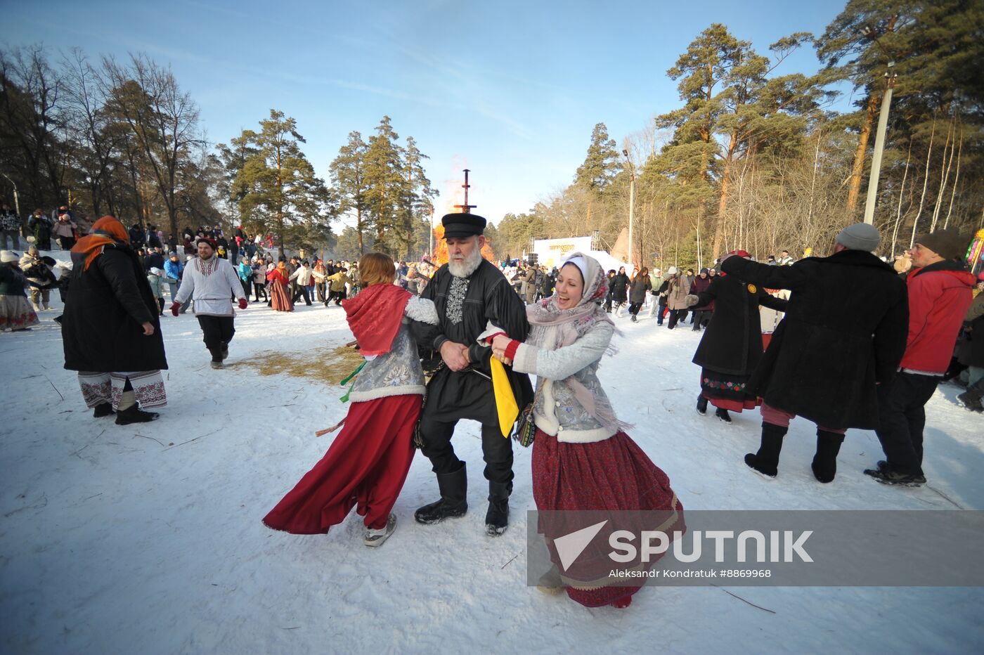 Russia Maslenitsa Celebration