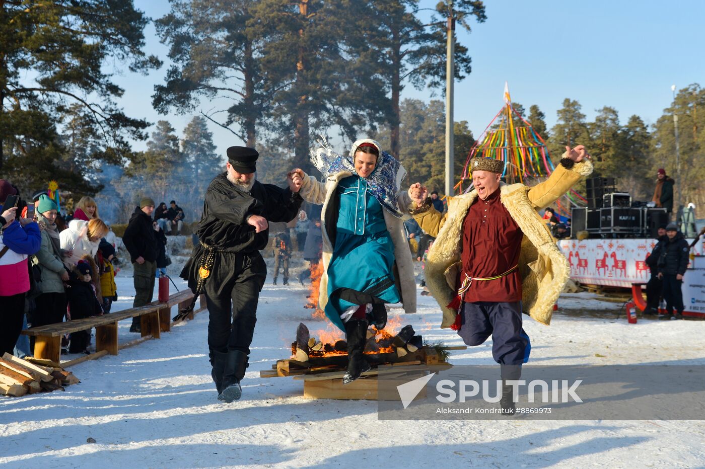 Russia Maslenitsa Celebration