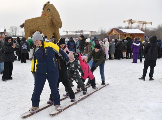 Russia Maslenitsa Celebration