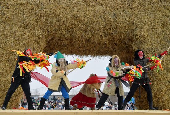 Russia Maslenitsa Celebration