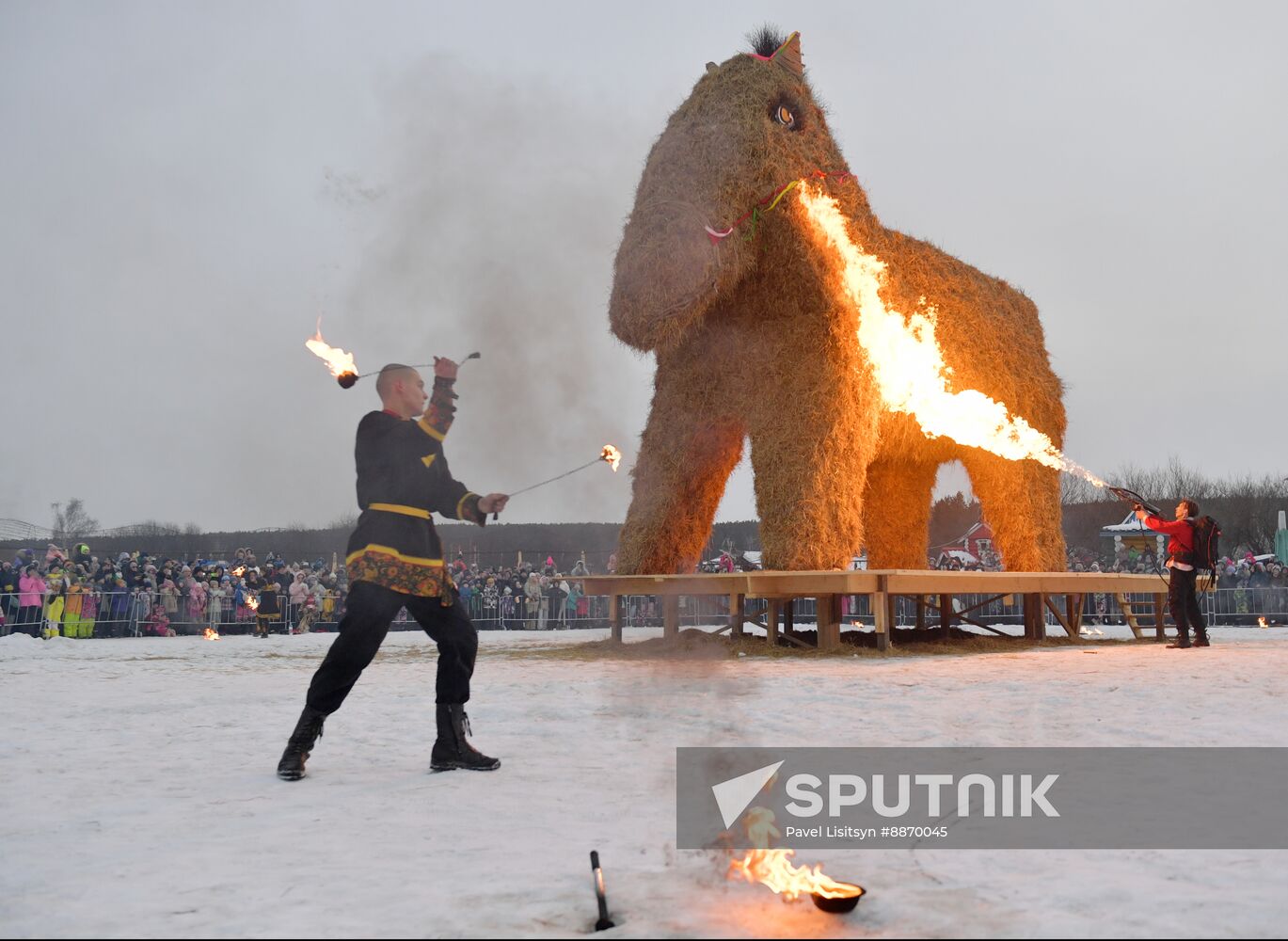 Russia Maslenitsa Celebration