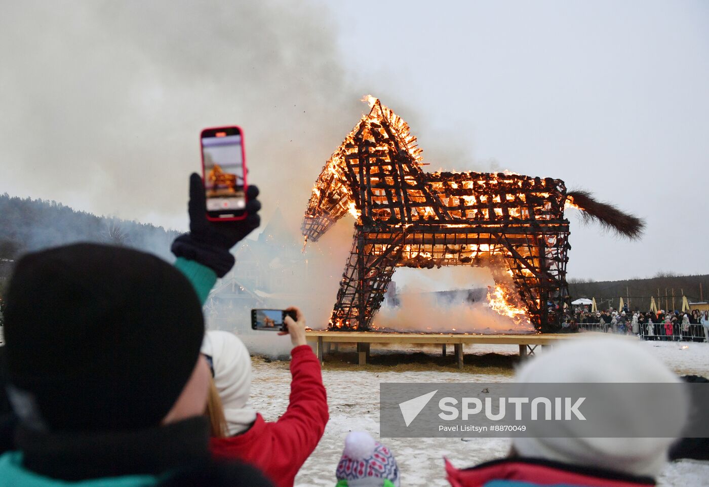 Russia Maslenitsa Celebration