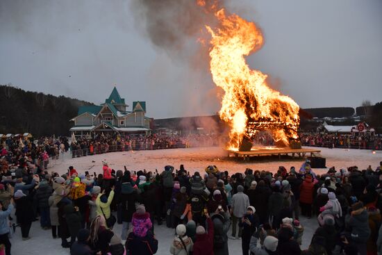 Russia Maslenitsa Celebration