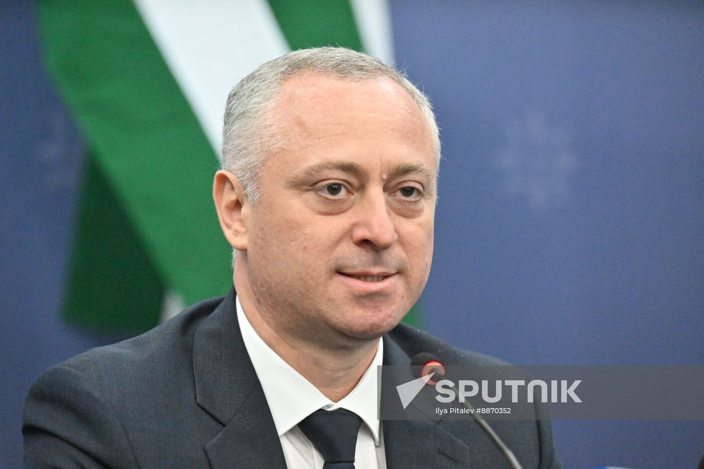 Abkhazia President Elect News Conference