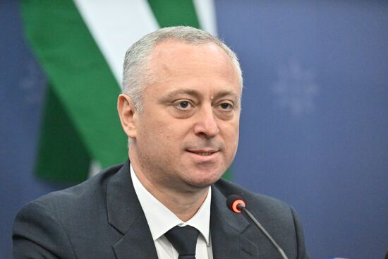 Abkhazia President Elect News Conference