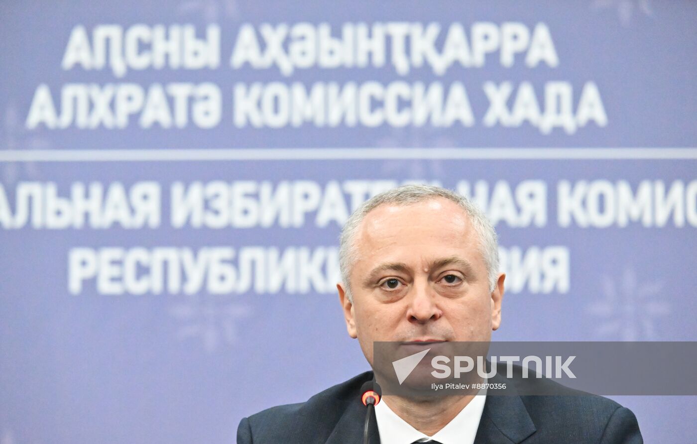 Abkhazia President Elect News Conference