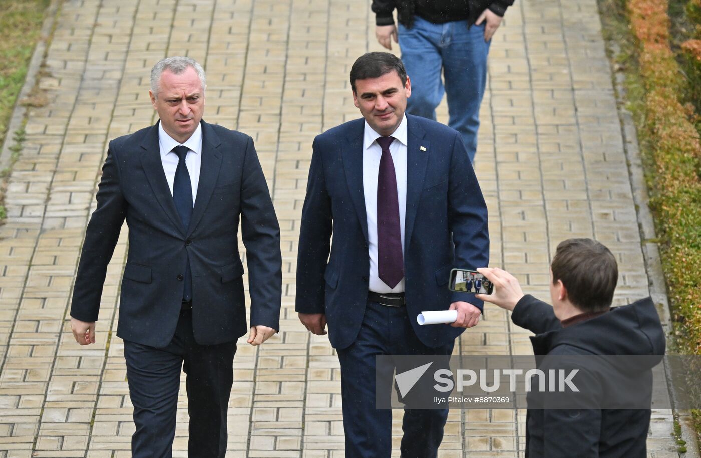 Abkhazia President Elect News Conference