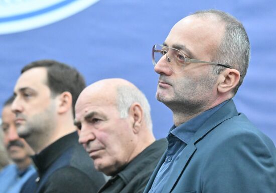 Abkhazia President Elect News Conference