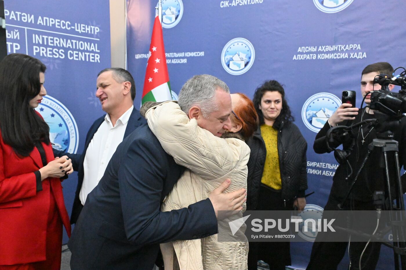 Abkhazia President Elect News Conference