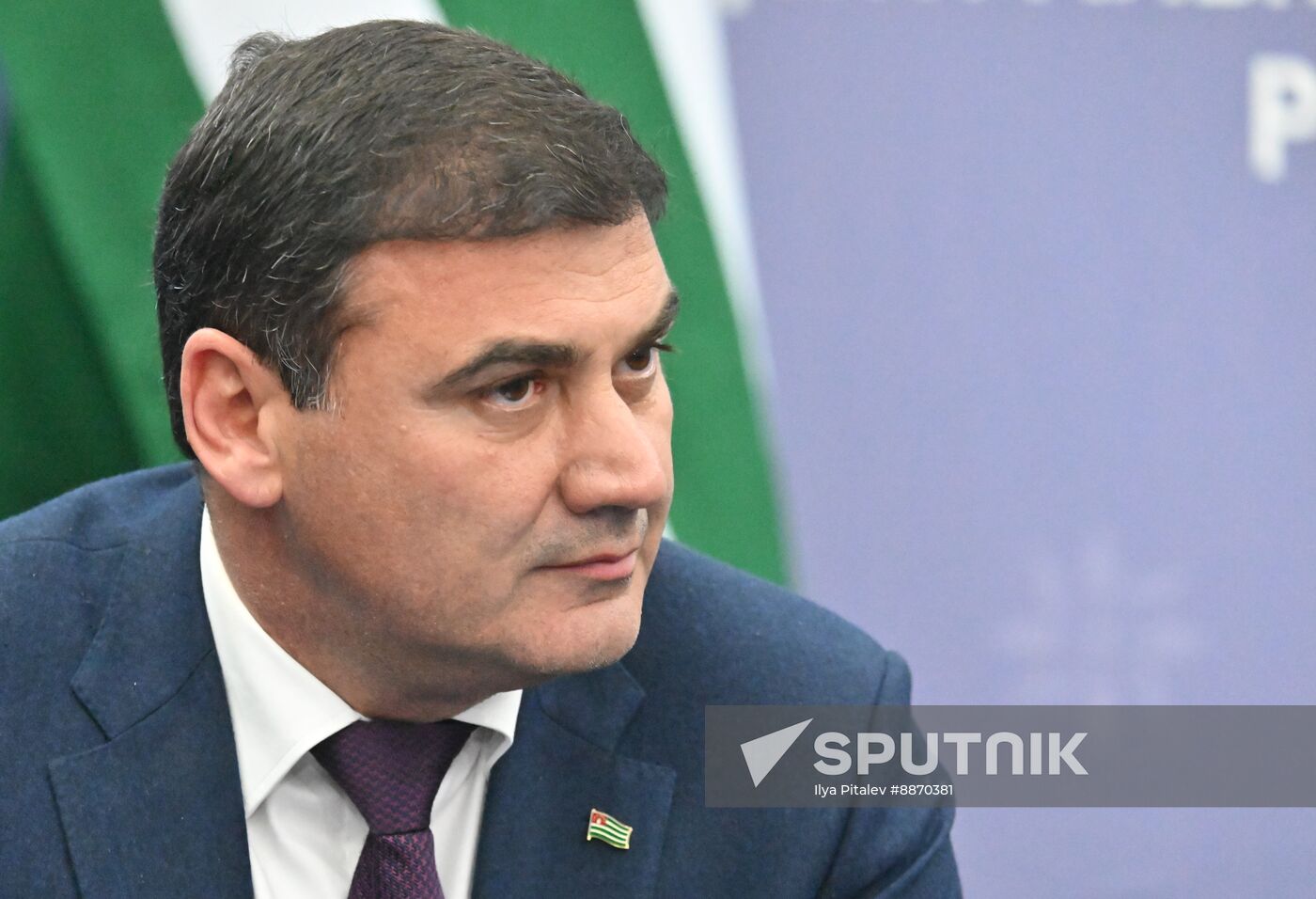 Abkhazia President Elect News Conference