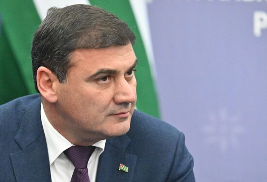 Abkhazia President Elect News Conference