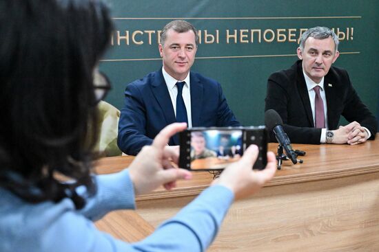 Russia Opposition Leader News Conference
