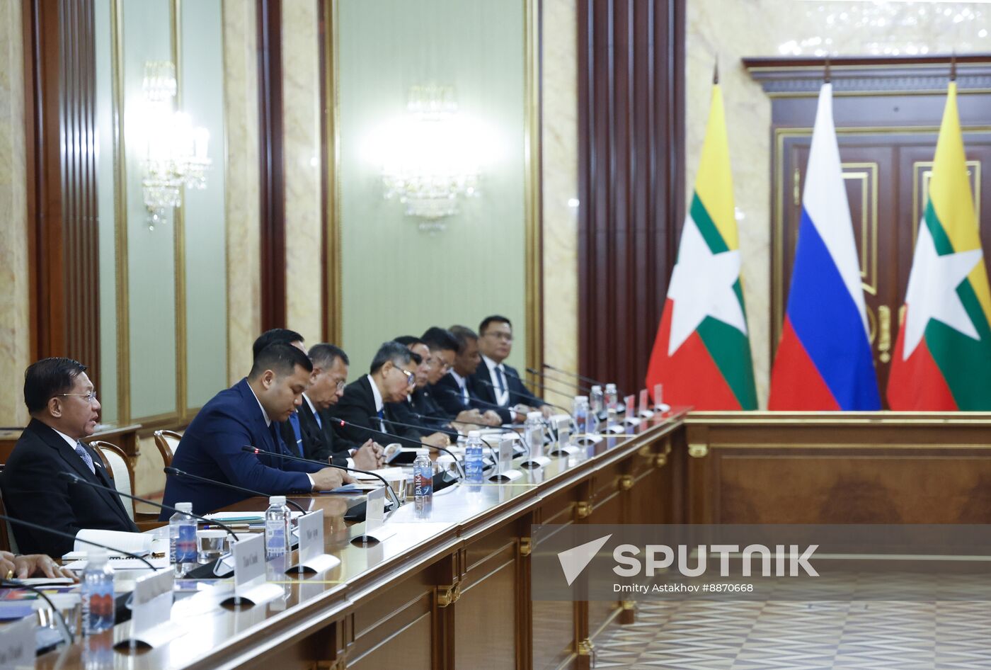 Russia Myanmar PMs