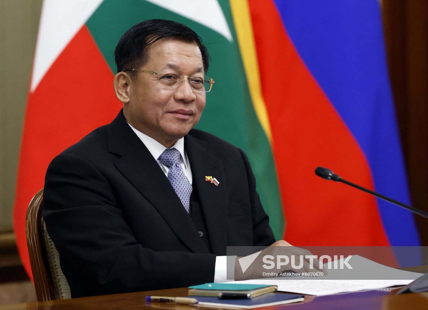 Russia Myanmar PMs