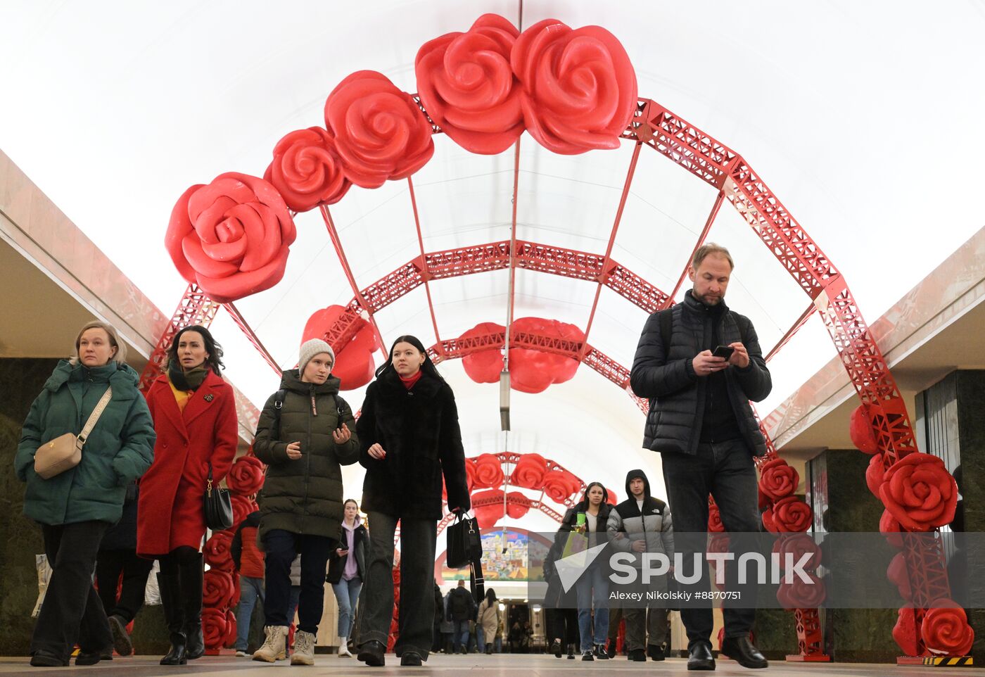 Russia Women’s Day Preparations