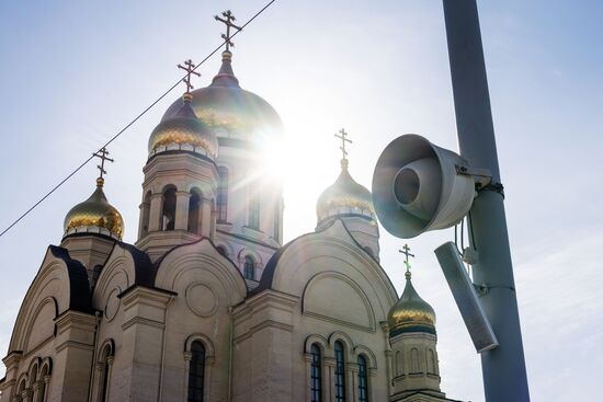 Russia Emergency Warning Systems Test