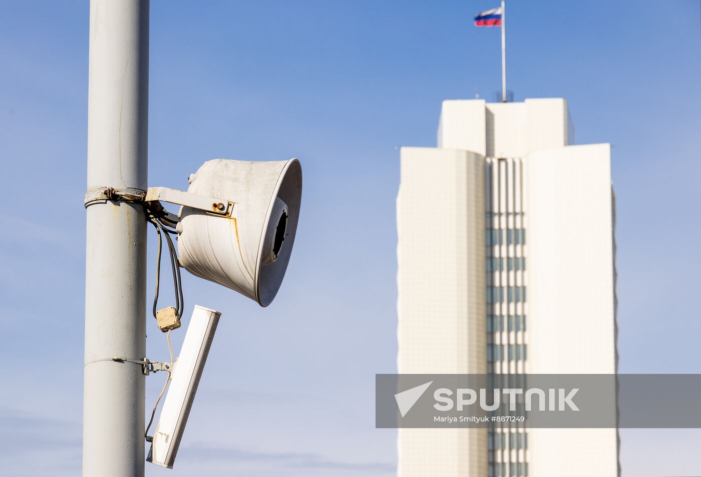 Russia Emergency Warning Systems Test