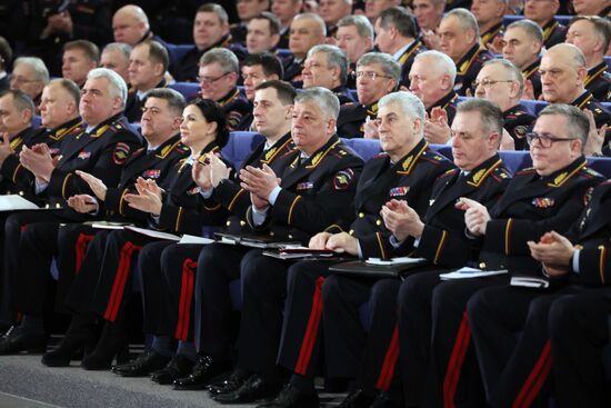 Russia Putin Interior Ministry Board