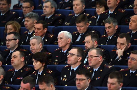 Russia Putin Interior Ministry Board