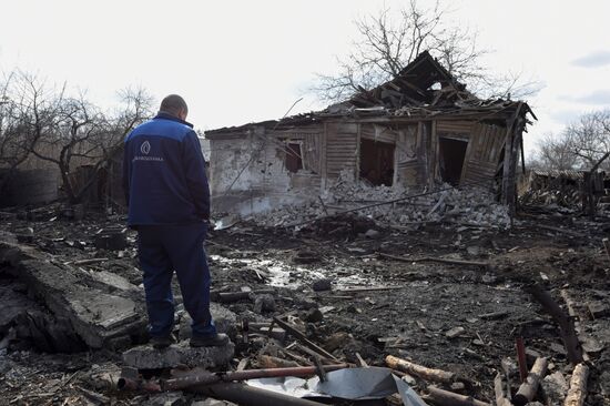 Russia Ukraine Military Operation Shelling