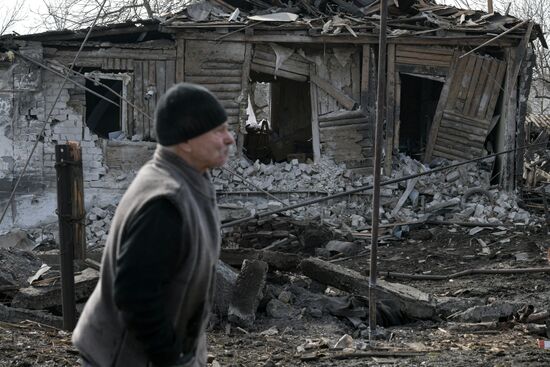 Russia Ukraine Military Operation Shelling