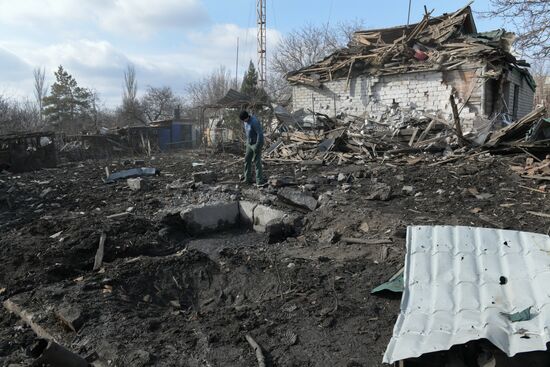 Russia Ukraine Military Operation Shelling