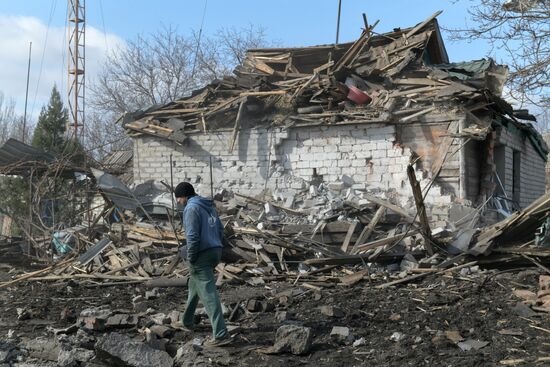 Russia Ukraine Military Operation Shelling