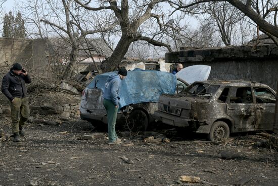Russia Ukraine Military Operation Shelling