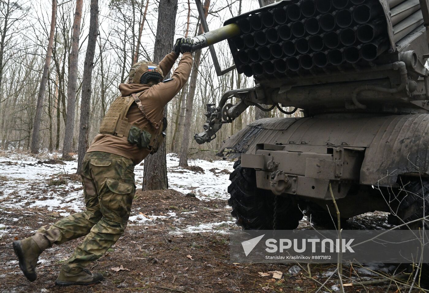 Russia Ukraine Kursk Attack Artillery Unit