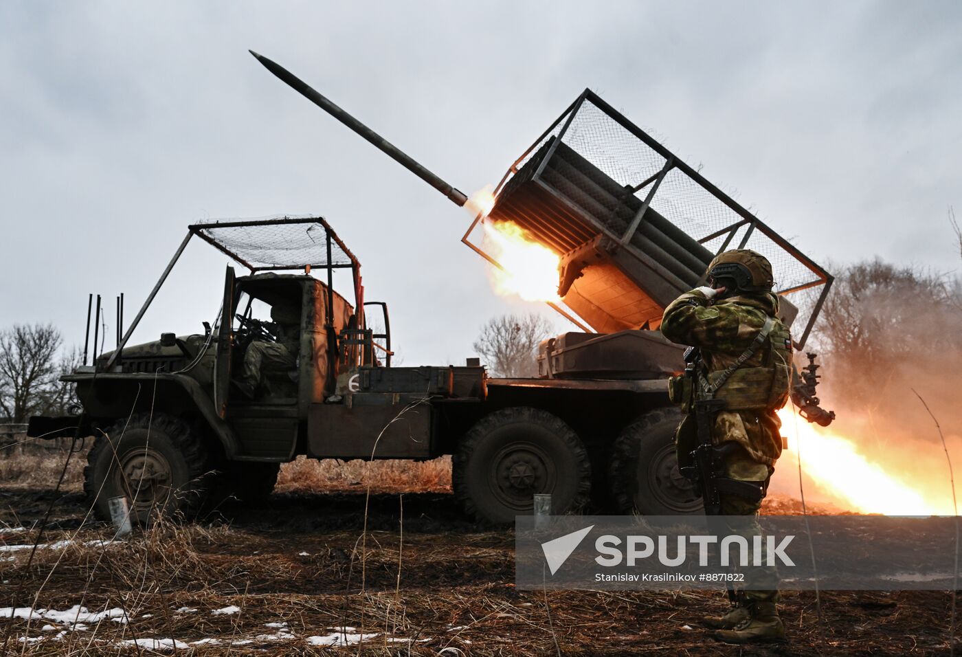 Russia Ukraine Kursk Attack Artillery Unit