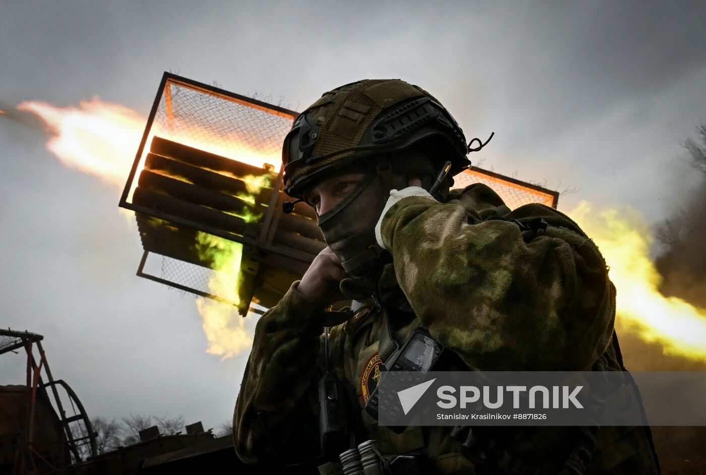 Russia Ukraine Kursk Attack Artillery Unit