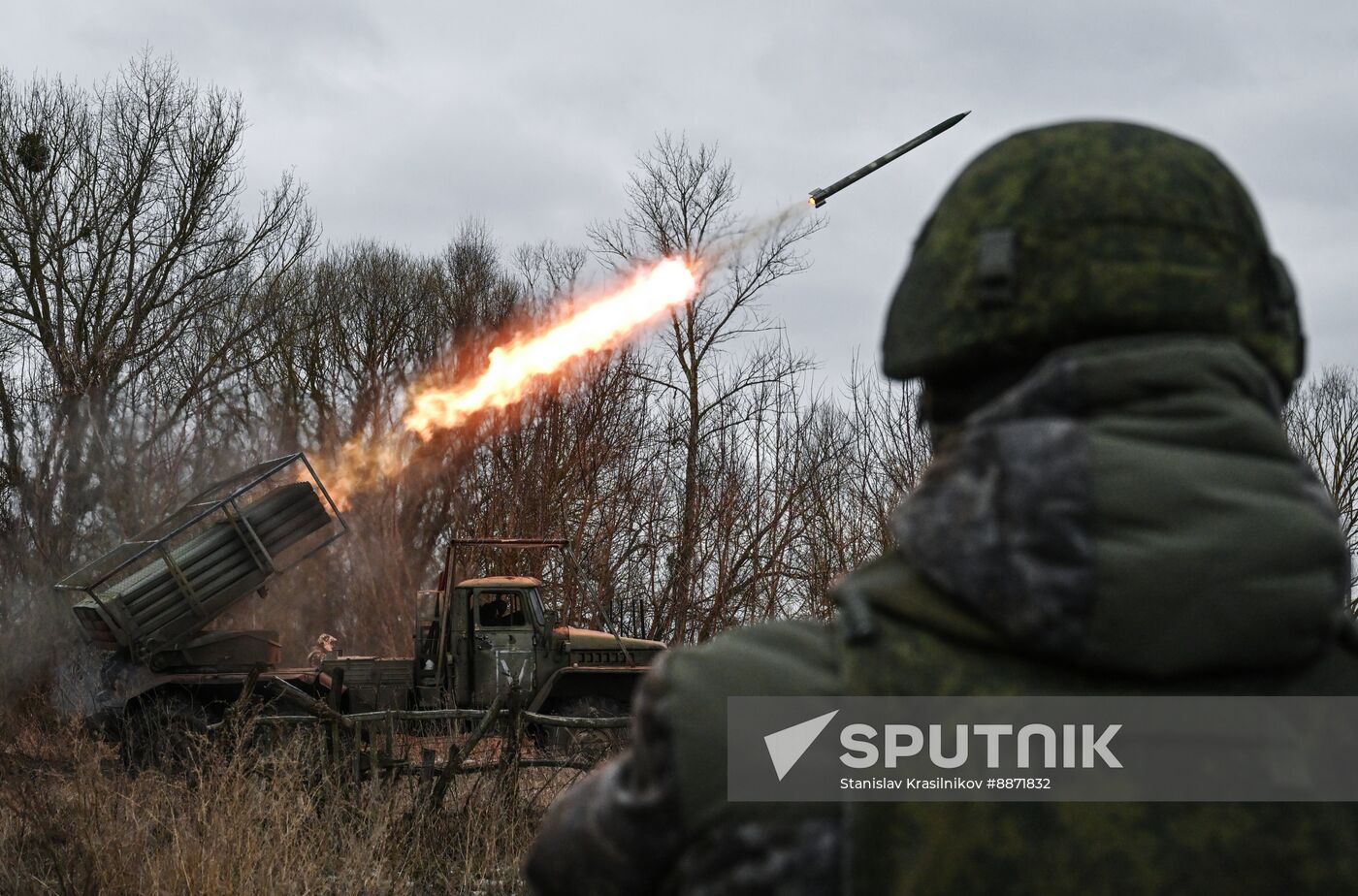 Russia Ukraine Kursk Attack Artillery Unit