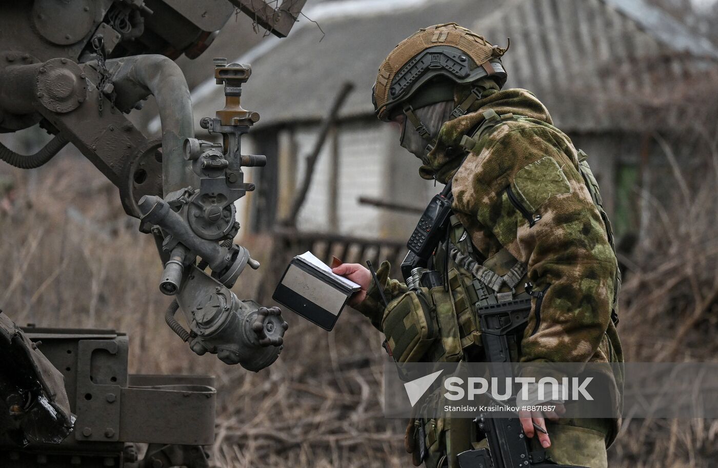 Russia Ukraine Kursk Attack Artillery Unit