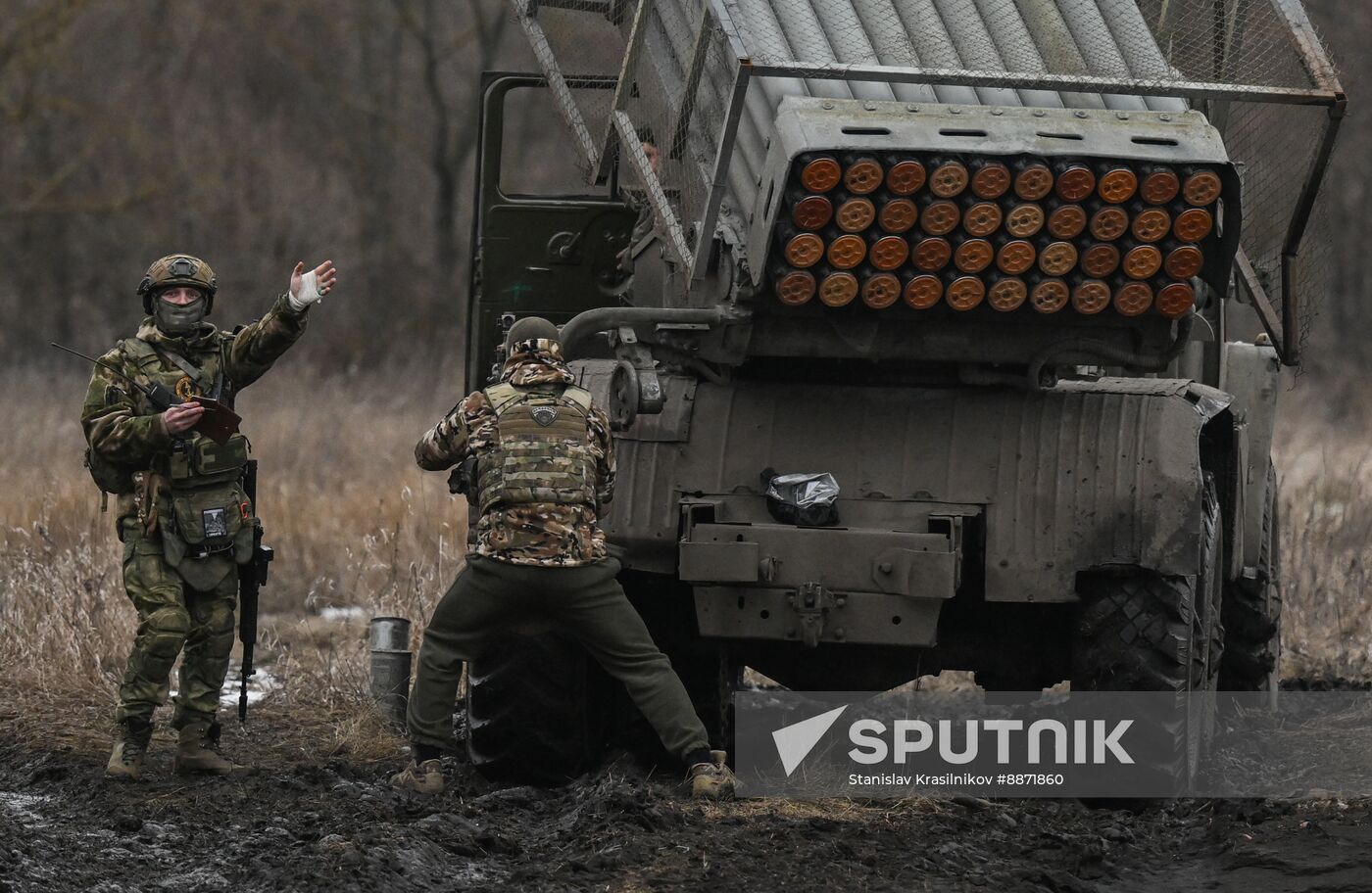 Russia Ukraine Kursk Attack Artillery Unit