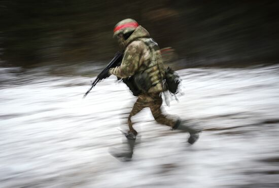 Russia Ukraine Kursk Attack Combat Training