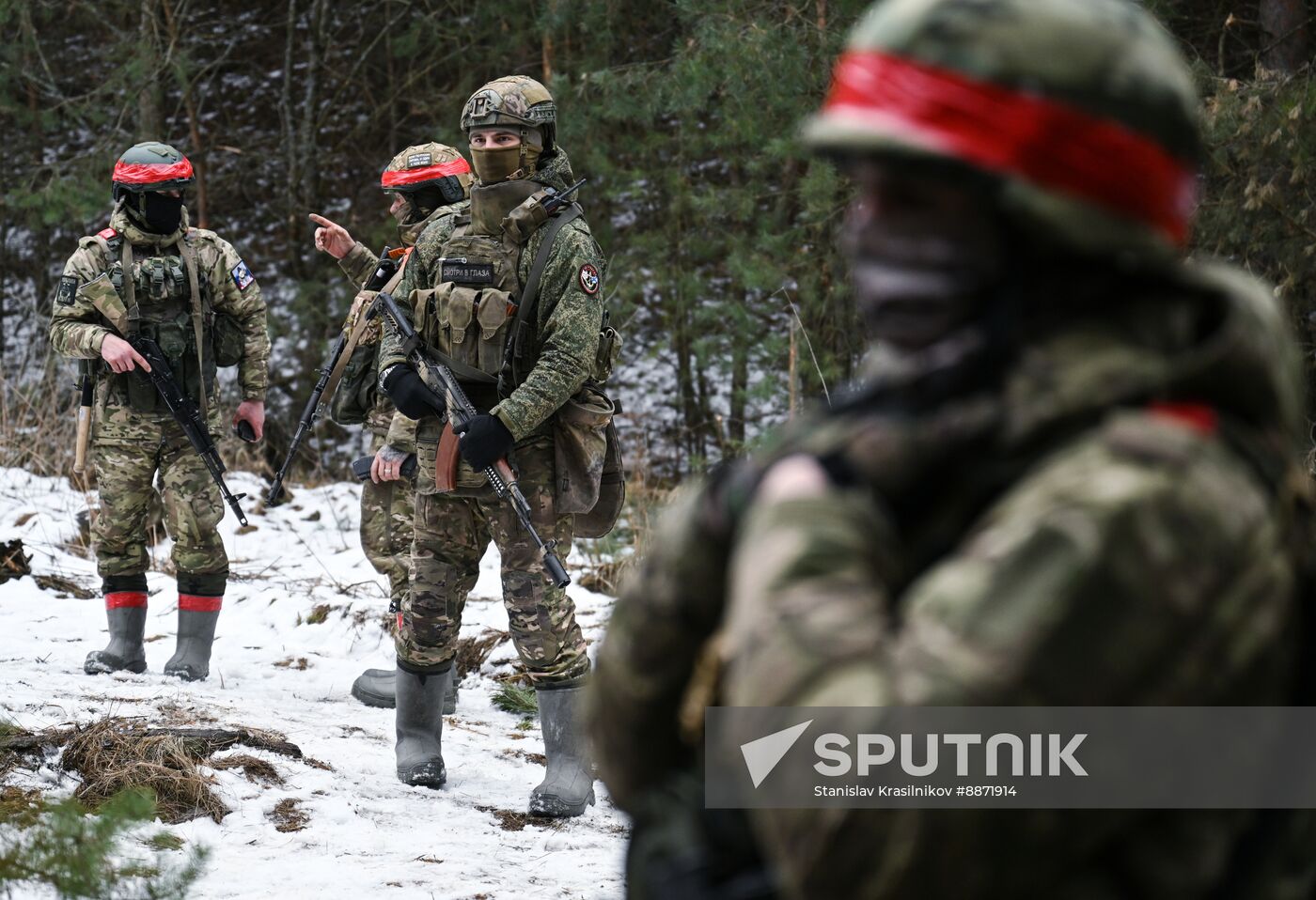 Russia Ukraine Kursk Attack Combat Training