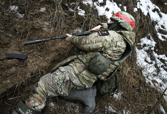 Russia Ukraine Kursk Attack Combat Training