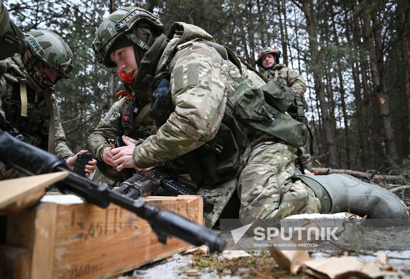 Russia Ukraine Kursk Attack Combat Training