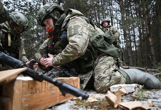 Russia Ukraine Kursk Attack Combat Training