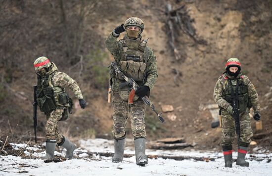 Russia Ukraine Kursk Attack Combat Training