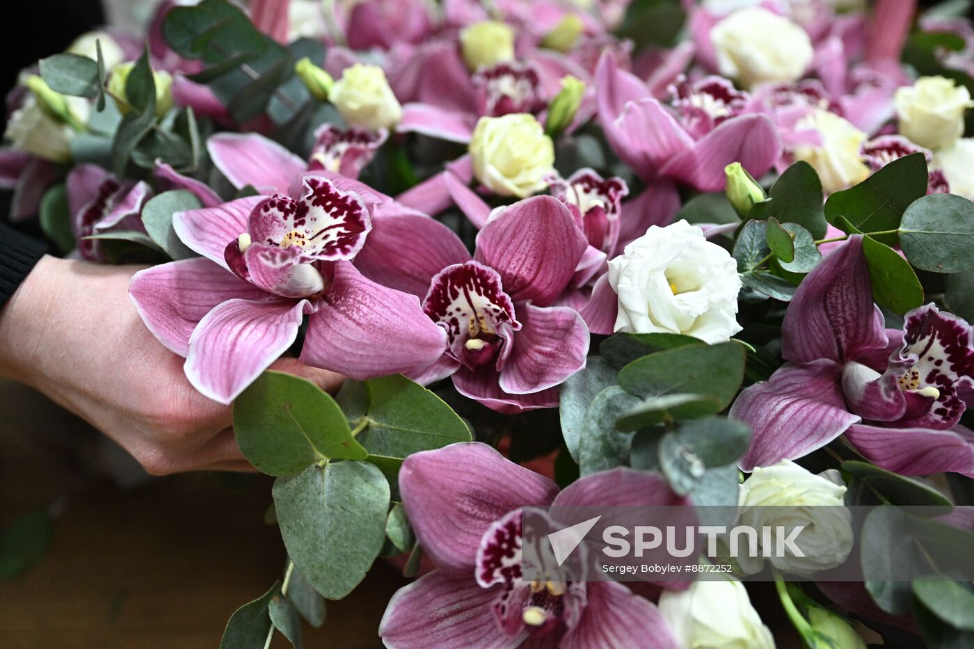 Russia Women’s Day Flowers Selling