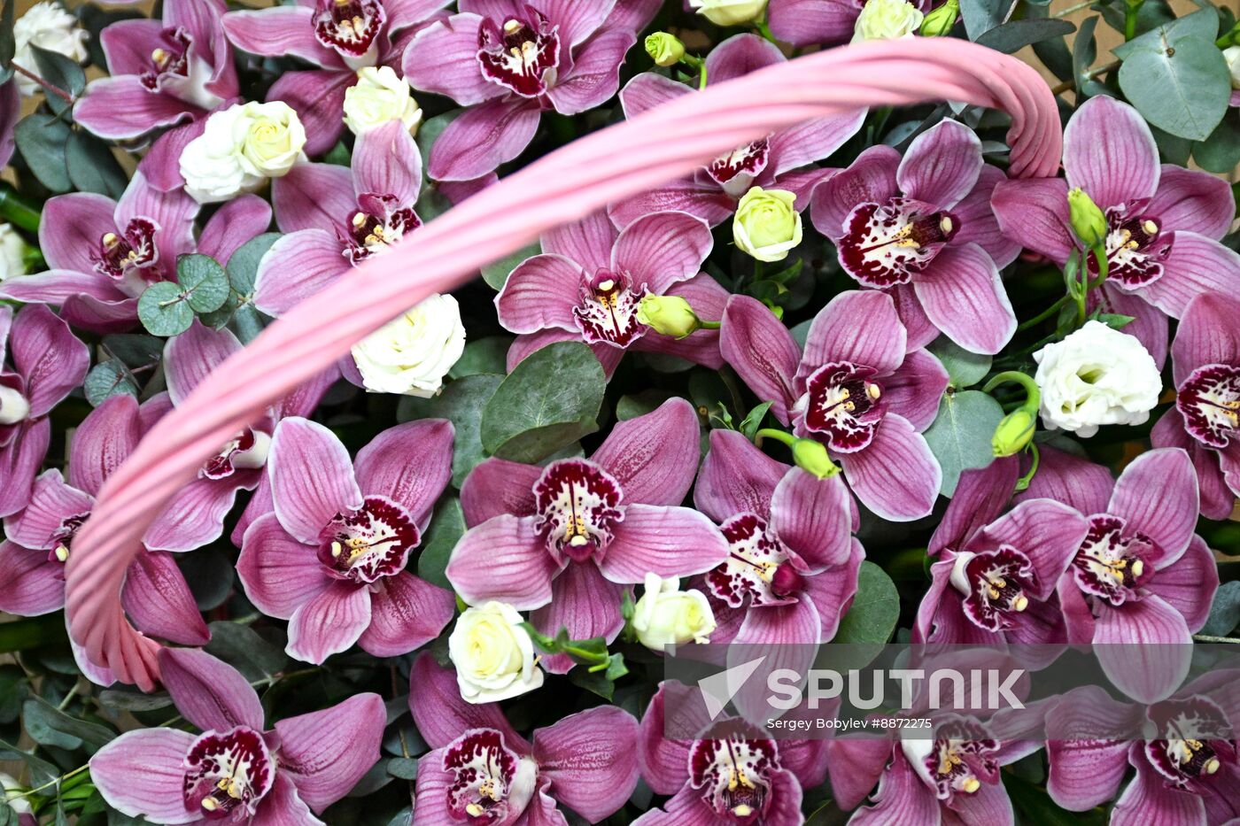 Russia Women’s Day Flowers Selling