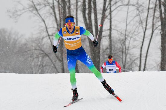Russia Cross-Country Skiing Championships Men Free