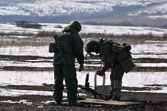 Russia Ukraine Military Operation Troops Training