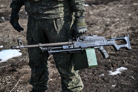 Russia Ukraine Military Operation Troops Training