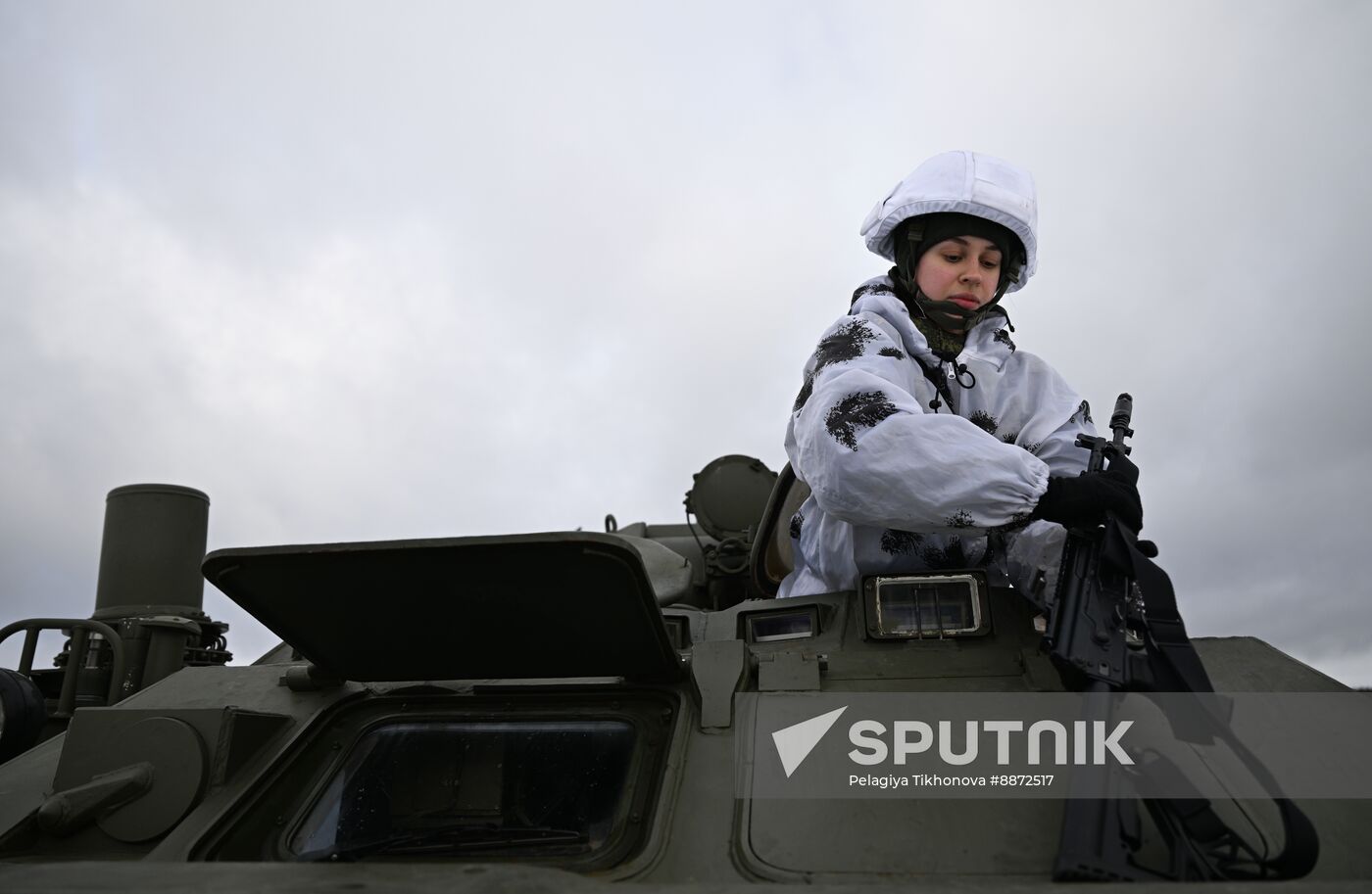 Russia Defence Female Cadets Training