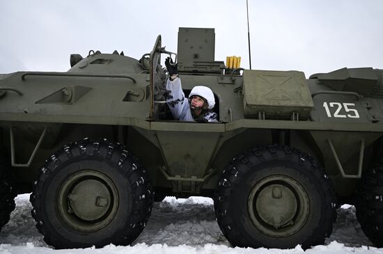 Russia Defence Female Cadets Training