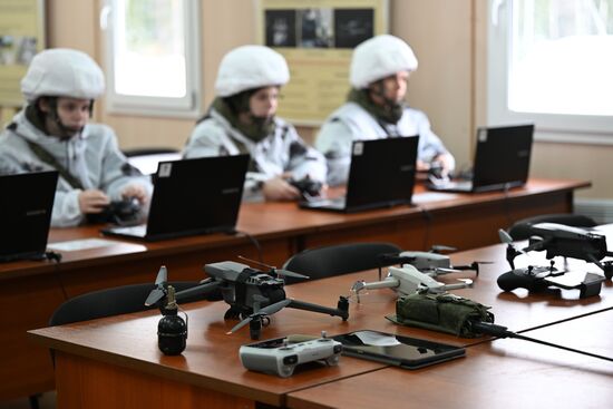 Russia Defence Female Cadets Training