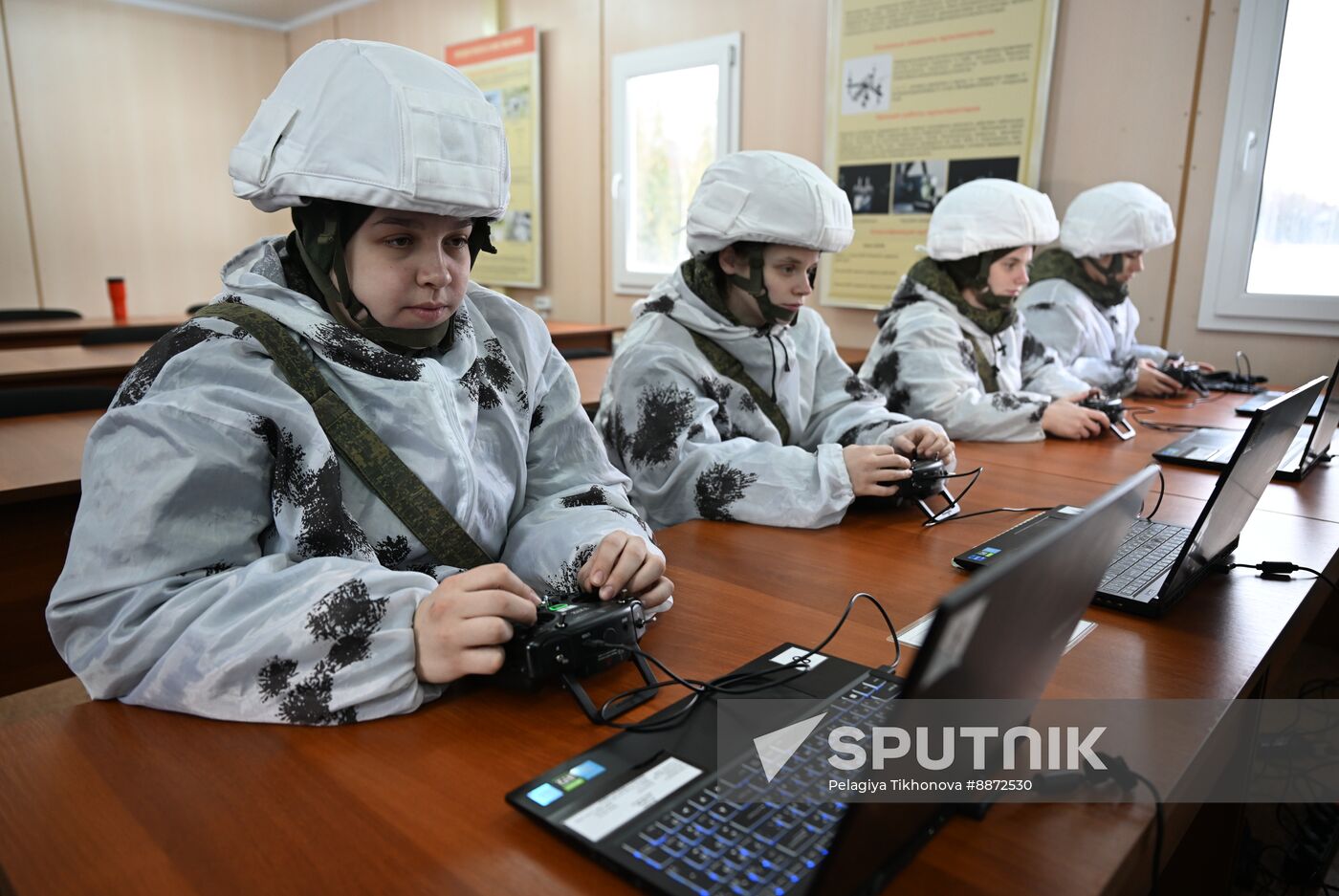 Russia Defence Female Cadets Training
