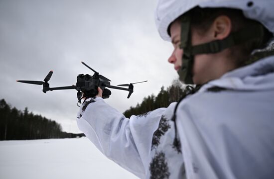 Russia Defence Female Cadets Training